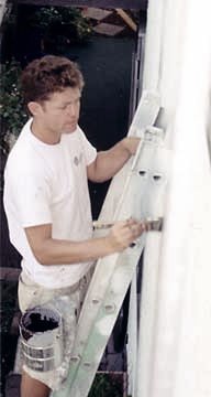Painter on Ladder